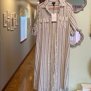 Never worn long blouse dress